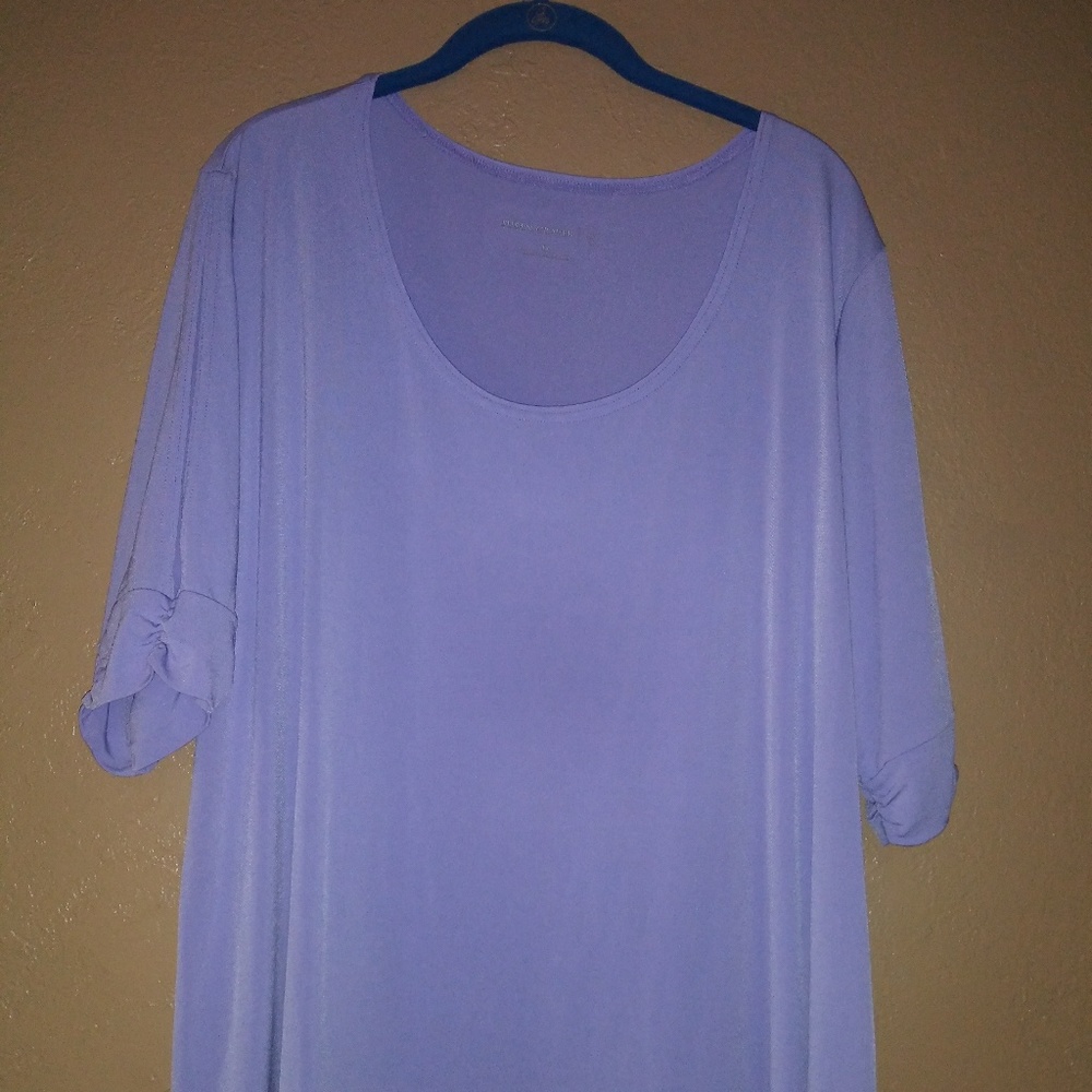 Lavender blouse 1X